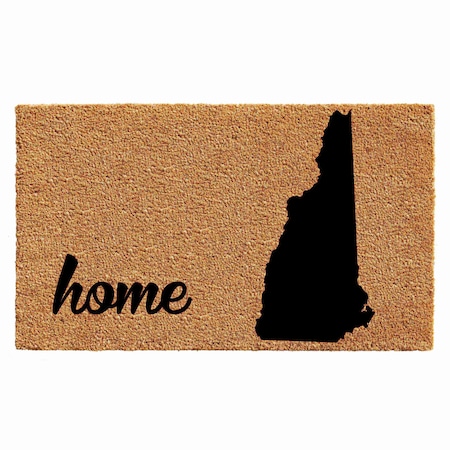 Calloway Mills Entrance Mat, Coir, Natural, Black 105331830